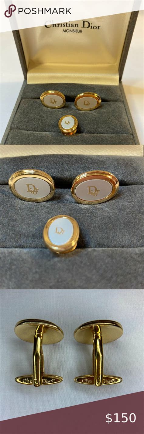 dior tie replica|christian dior cufflinks.